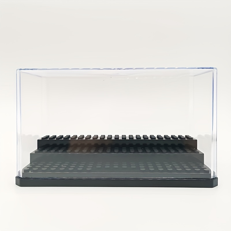 Lego Minifigure Holder - アクリル製ミニフィギュアディスプレイケース、積み重ね可能で防塵仕様のビルディングブロックディスプレイボックス、レゴアクションフィギュア玩具収納用