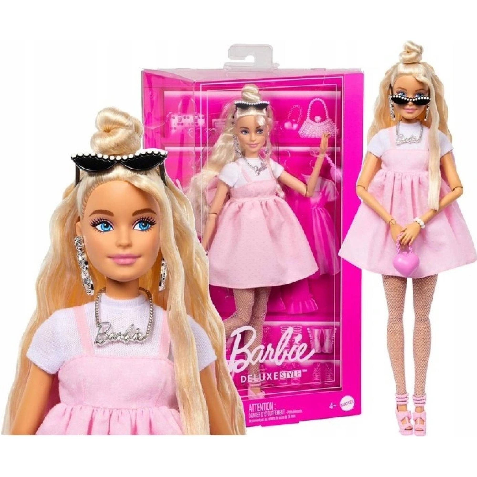 Mattel Toy Barbie - 2025年新作オリジナルマテルバービーデラックススタイルドール、女の子向けバービーコア衣装ブロンドのおもちゃ、子供向け誕生日クリスマスプレゼント
