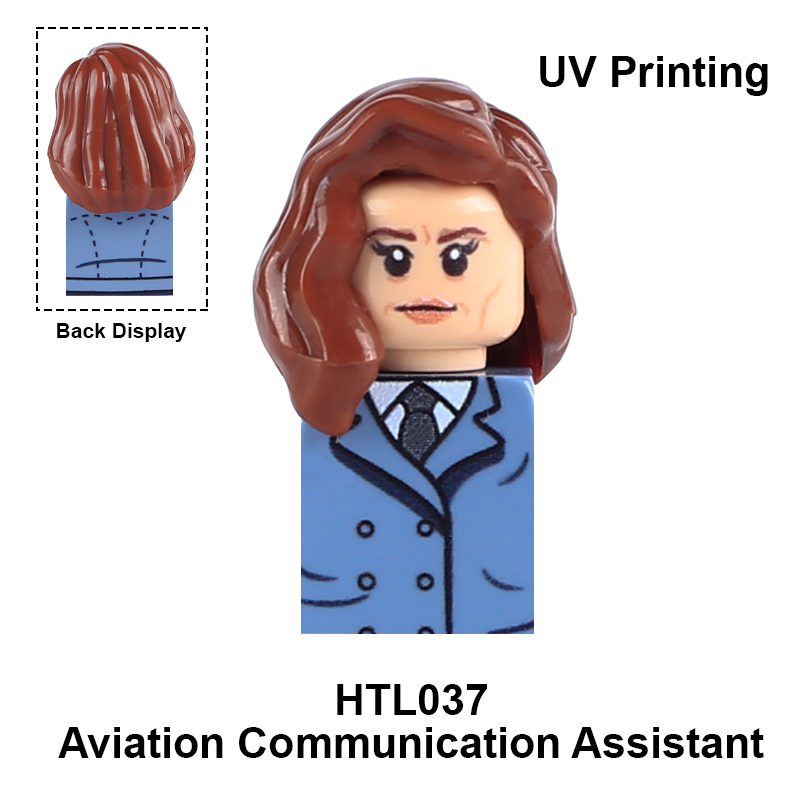 第二次世界大戦ミリタリーUVプリント将校ビルディングブロック - Lego Minifigure Holder のレビューと価格
