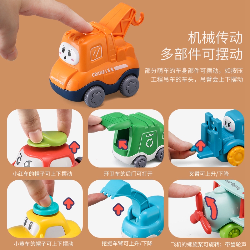 子供用慣性車モデル男の子エンジニアリング車両飛行機掘削機漫画 - Model Airplane Plastic のレビューと価格