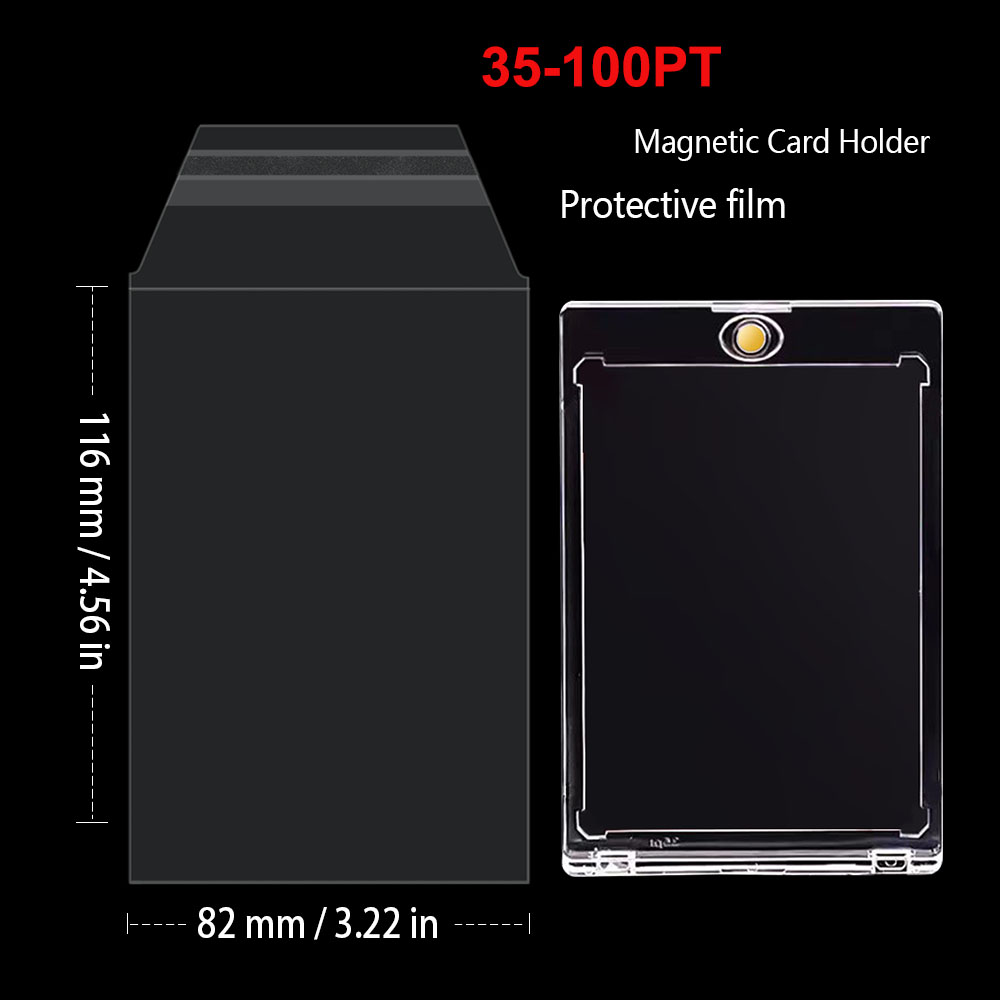 100 個再封可能なカードホルダースリーブ、トップローダー/ - Card Top Loader のレビューと価格