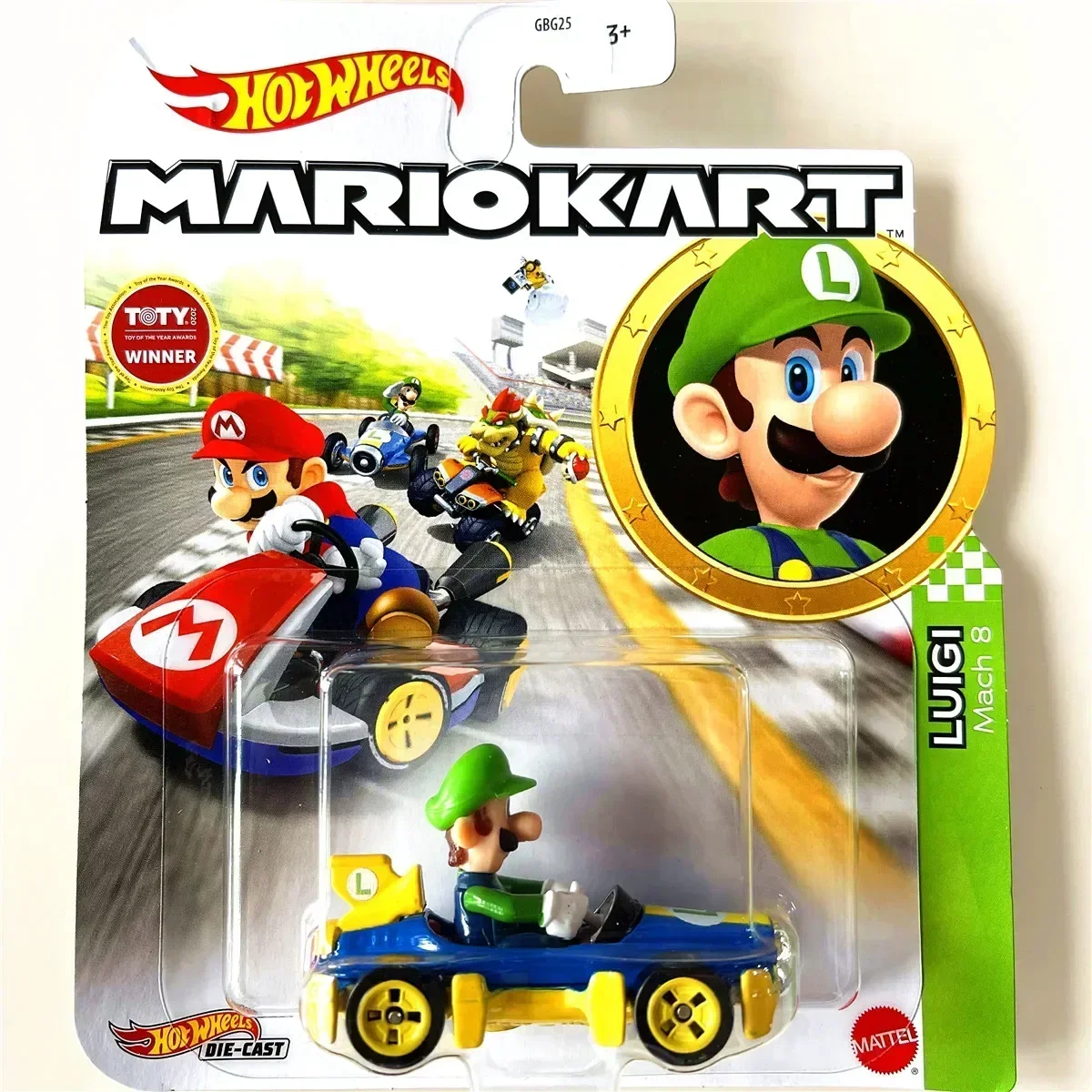 オリジナルホットホイールマリオカート1:64ダイキャストクッ - Hot Wheels Car Track Sets のレビューと価格