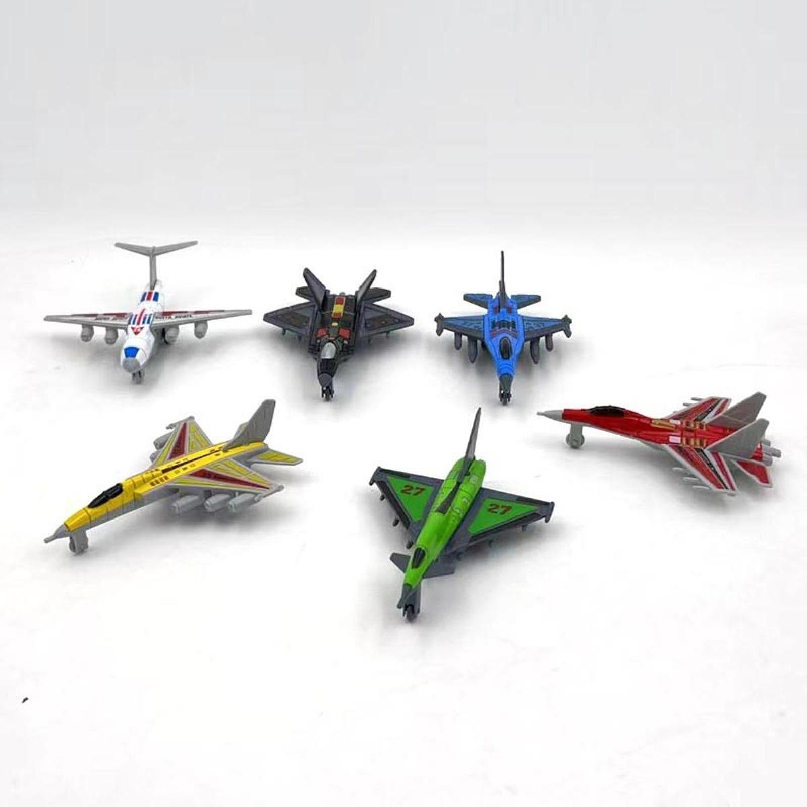 6x 合金金属航空機モデル ダイキャストメタル飛行機シミュレ - Model Airplane Plastic のレビューと価格