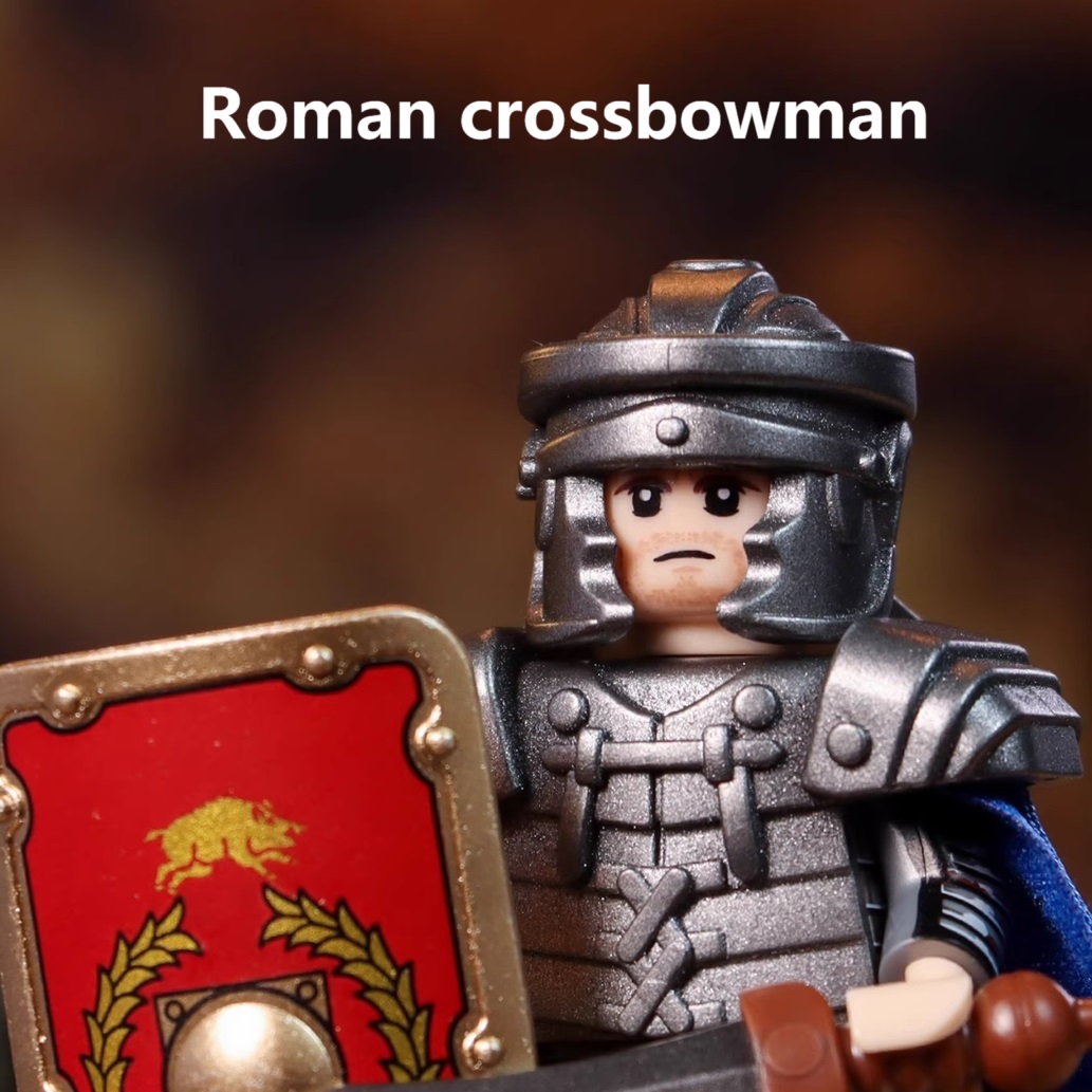 ローマ帝国軍団統治ビルディングブロック剣闘士アーチャー兵士ミ - Lego Minifigure Holder のレビューと価格