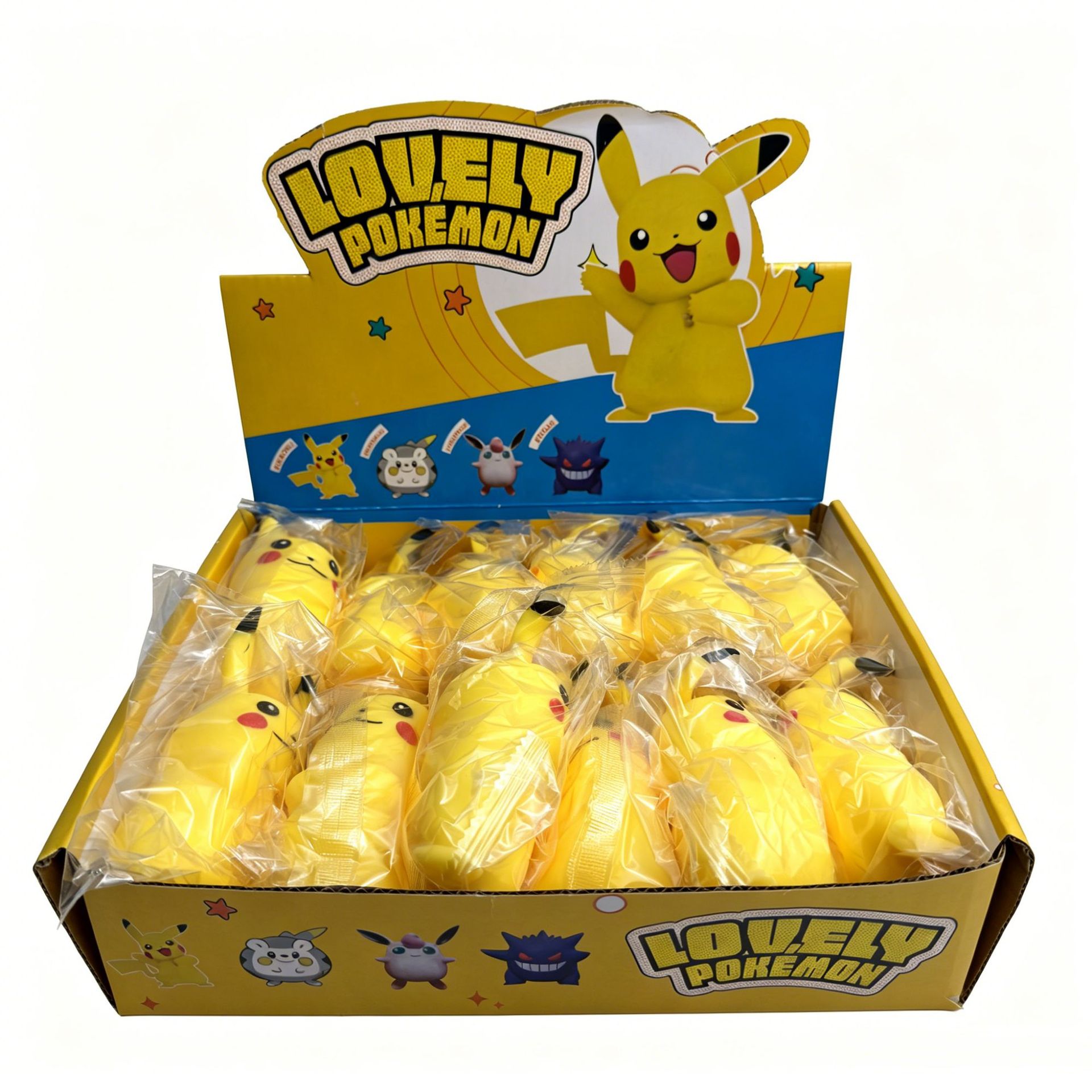 12個入り/フルケース TPR小麦粉入りピカチュウスクイーズ - Vinyl Figure Blank のレビューと価格