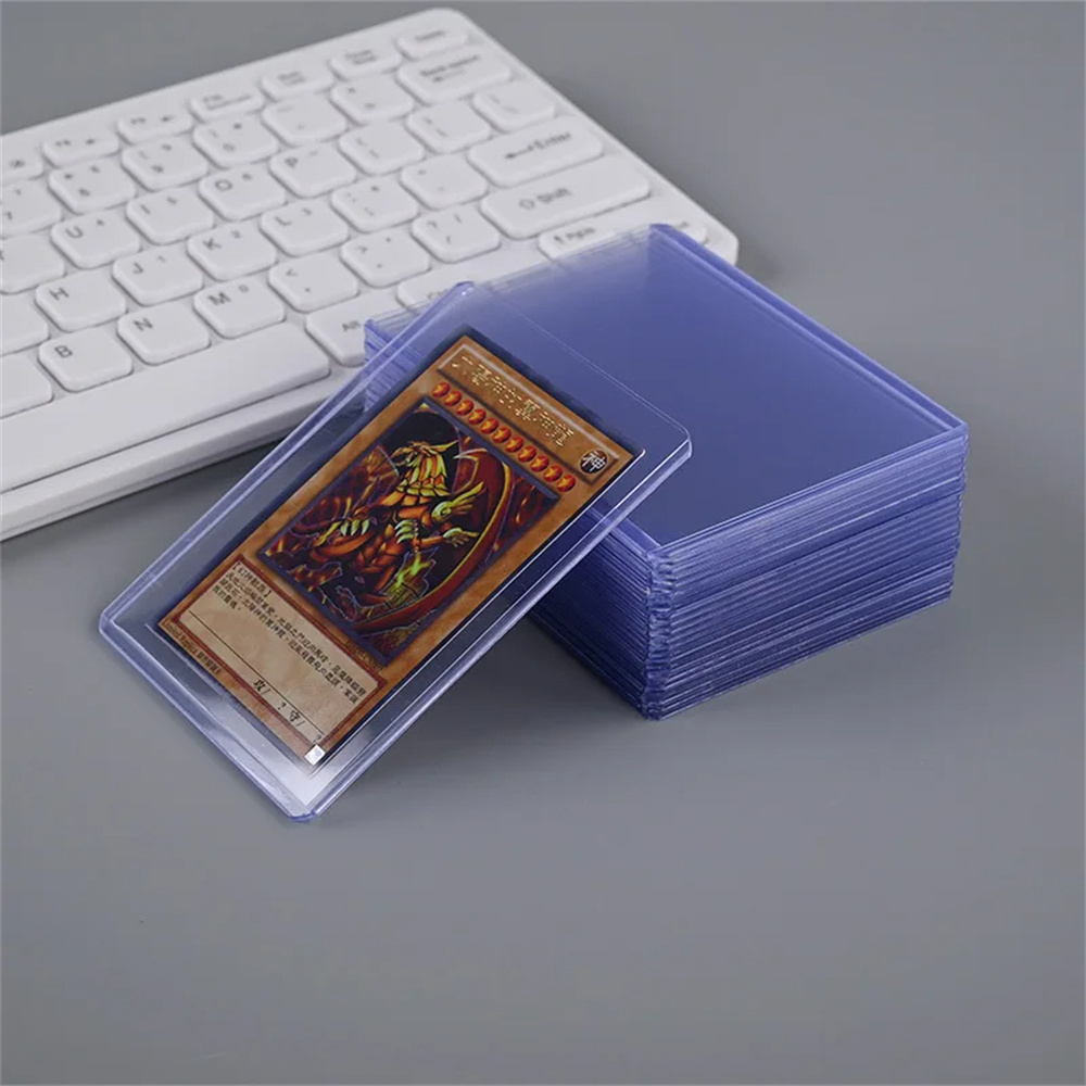 25枚入り PVC製ハードプラスチックカードスリーブ 保護フ - Card Top Loader のレビューと価格