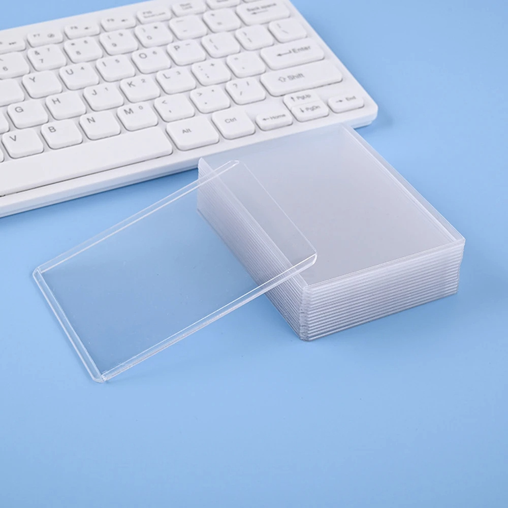 25枚入り PVC製ハードプラスチックカードスリーブ 保護フ - Card Top Loader のレビューと価格