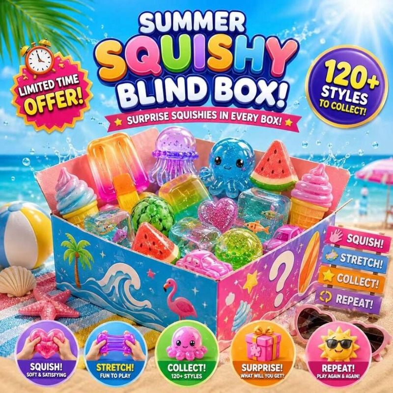 120種類以上のスクイッシーフィギュア入りブラインドボックス - Mystery Box Blind Bag のレビューと価格