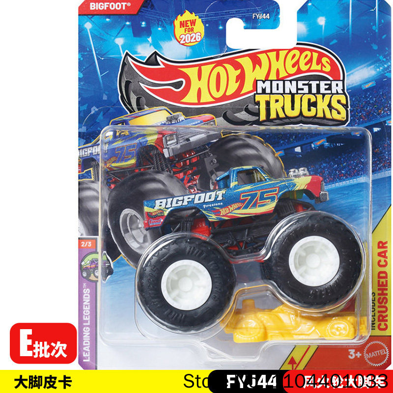 新しい26Eホットウィールモンスタートラック ビッグフットト - Hot Wheels Car Monster Trucks のレビューと価格